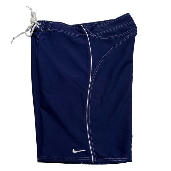 Nike Swim Men’s Navy Blue Board Shorts Sz 34 - Picture 7 of 15